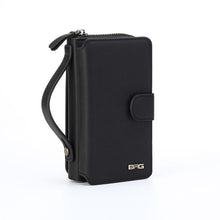 Load image into Gallery viewer, NEW Wallet For iPhone 6 plus Case 2 in 1 Card Slot Stand Case For 6s plus Flip Leather Cover Zipper Purse Phone Bag Pouch