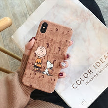 Load image into Gallery viewer, Retro style phone case for iphone XS Max XS XR X  cartoon frosted hard shell for iphone 6 6s 7 8 Plus protective cover