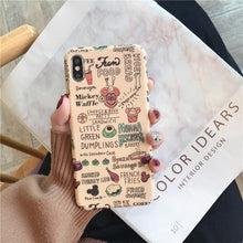 Load image into Gallery viewer, Retro style phone case for iphone XS Max XS XR X  cartoon frosted hard shell for iphone 6 6s 7 8 Plus protective cover