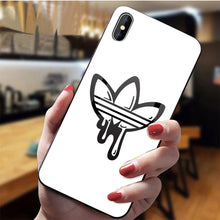 Load image into Gallery viewer, Tempered glass case Fashion luxury Sports Brand Phone Case For Iphone 6 6s 7 8plus X XS Xr Xsmax Phone Case Back Cover coque