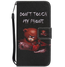 Load image into Gallery viewer, maosenguoji Painted Leather case Mobile Phone Case for iphone 4s 5s 5C 6 6s 6Plus 7 7Plus 8 8Plus X luxury Pocket Business case